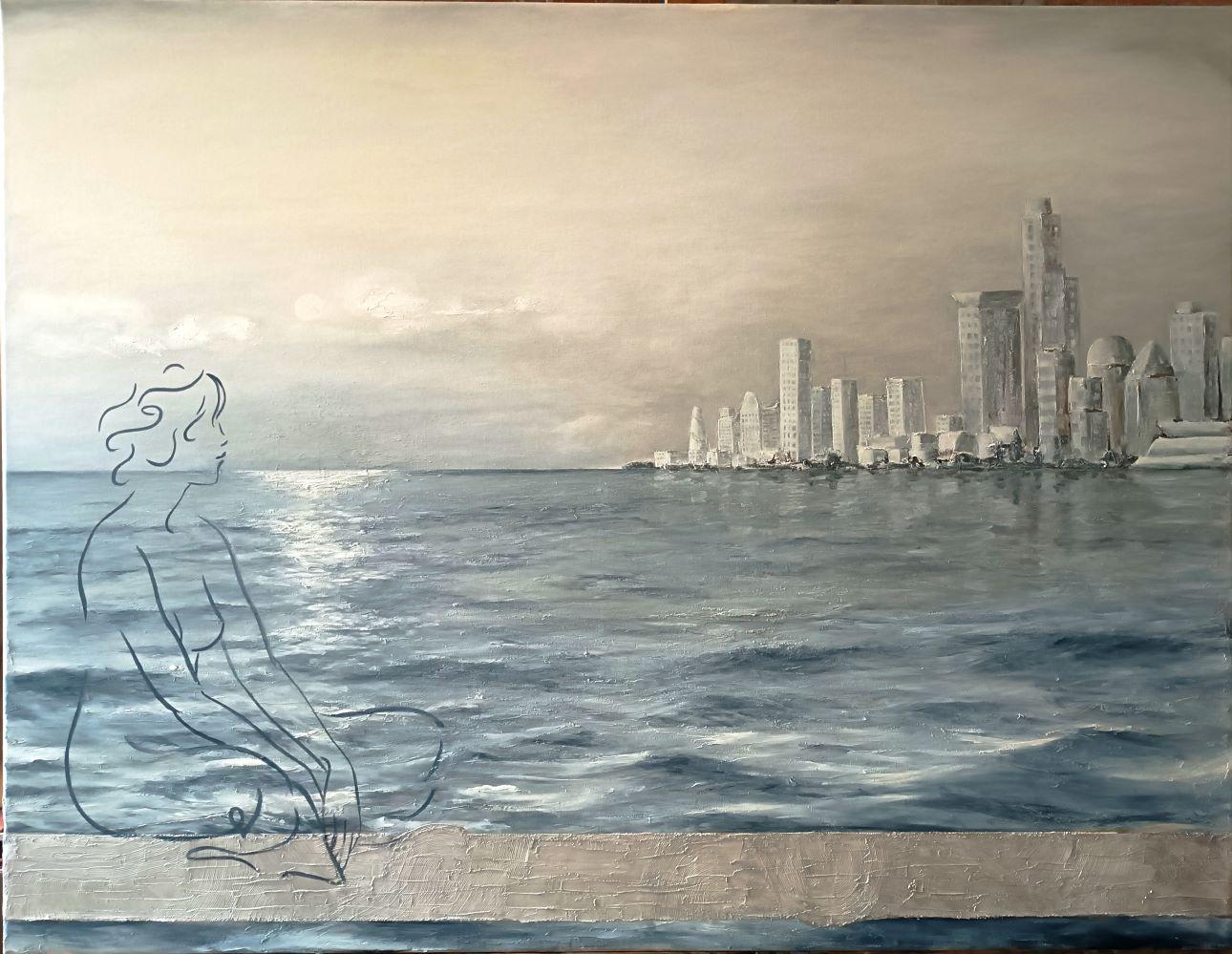 «Σκέψεις στη θάλασσα» -αδημοσίευτο έργο/ Φωτογραφία: Βαρβάρα Γεροδήμου 