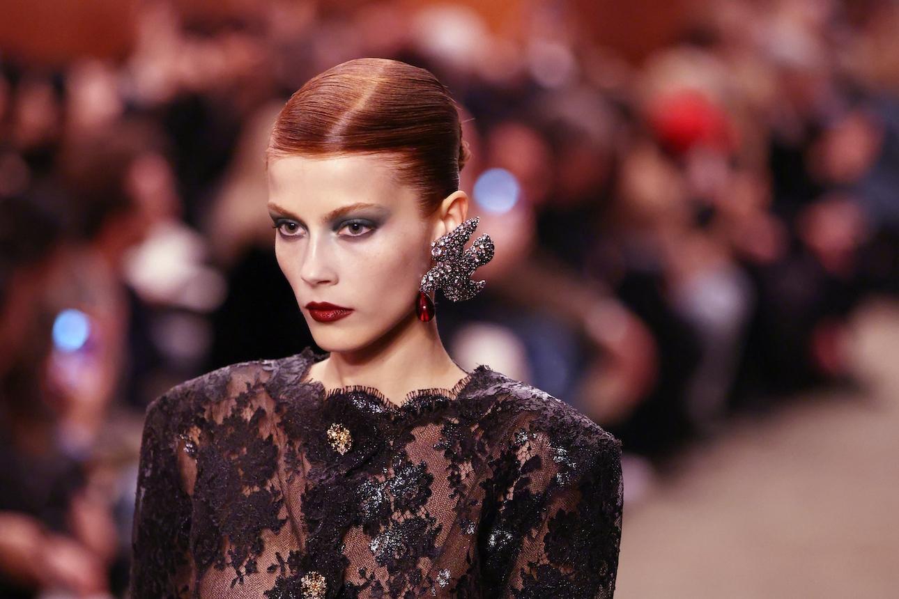 Show Saint Laurent, Paris Fashion Week 2026 / photo credit: AP