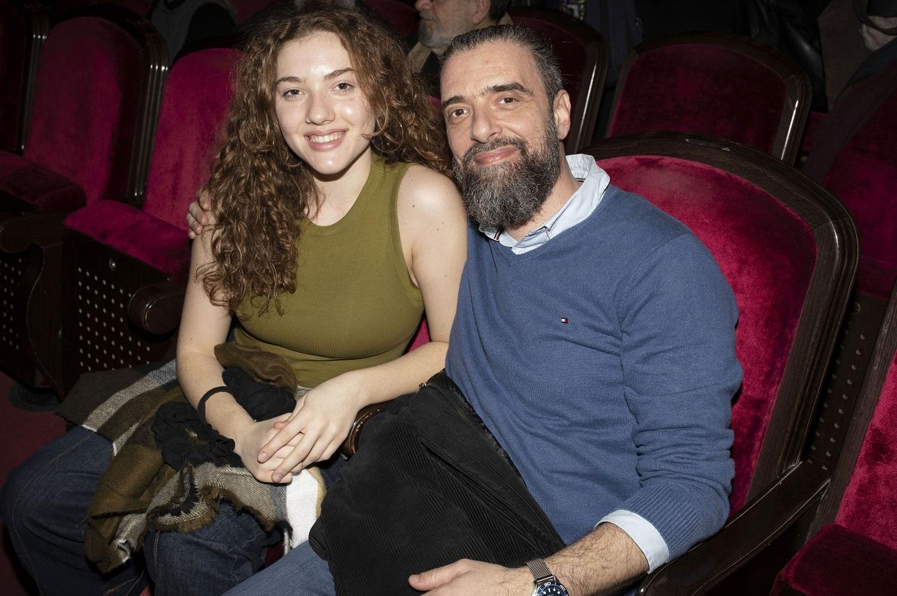 Ο Σωτήρης Τσαφούλιας με την κόρη του, Δέσποινα/ NDP Photo Agency