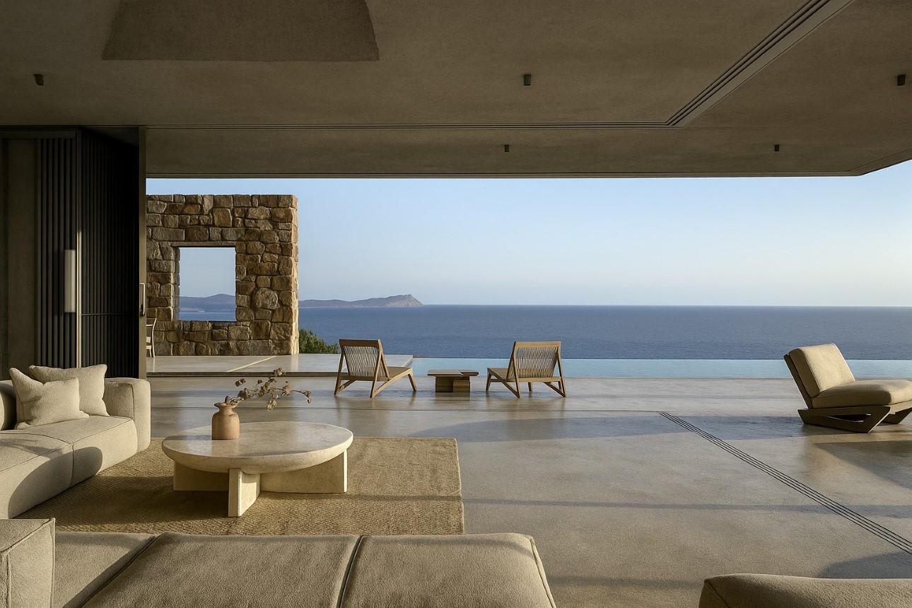  Οι όψεις του σπιτιού προς τον νότο έχουν μεγαλύτερα ανοίγματα/ Φωτογραφία: Onus Architecture Studio