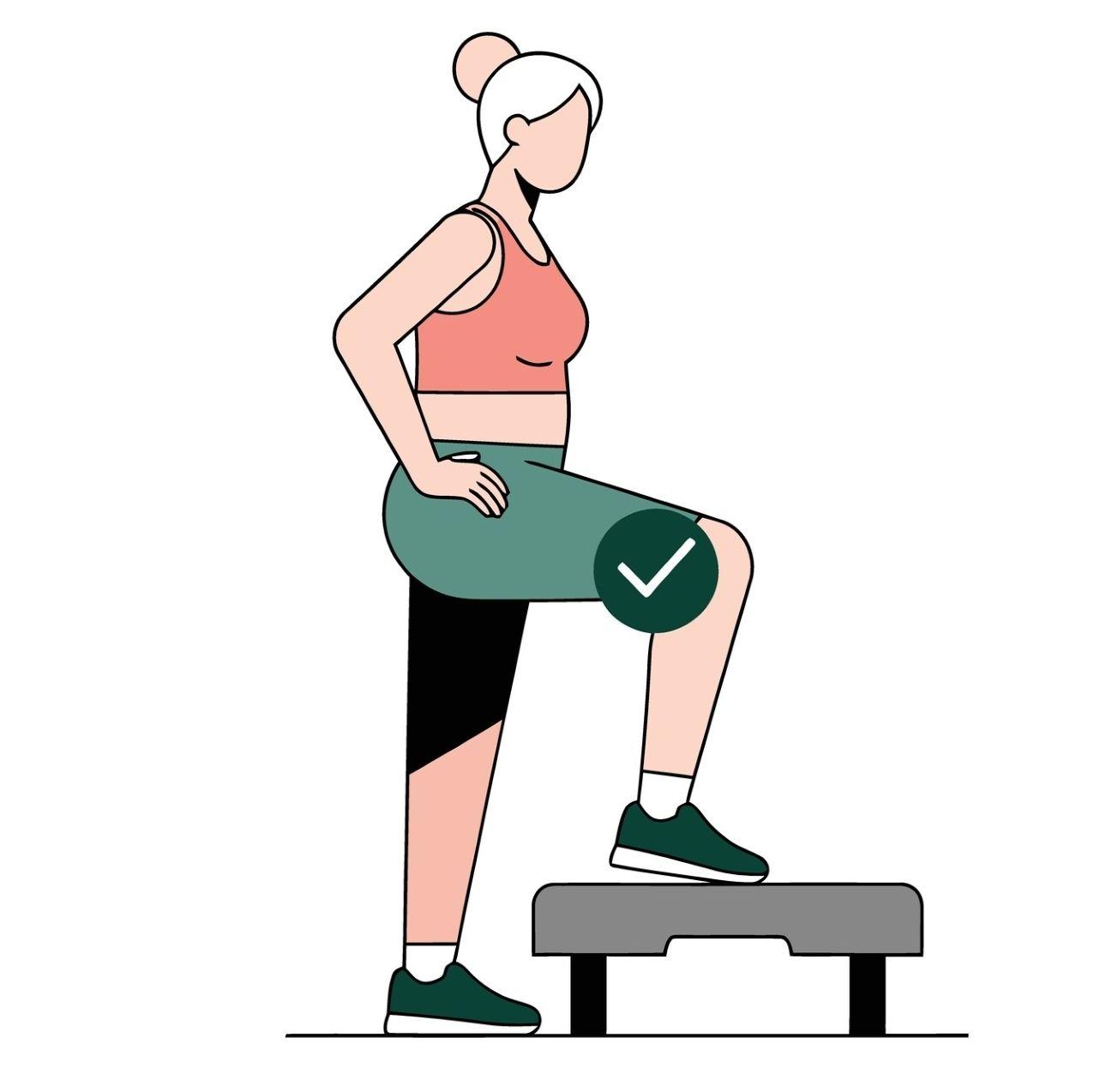  Γυμνάζει: τετρακέφαλους, γλουτούς, γάμπες.  Φωτογραφία: Shutterstock