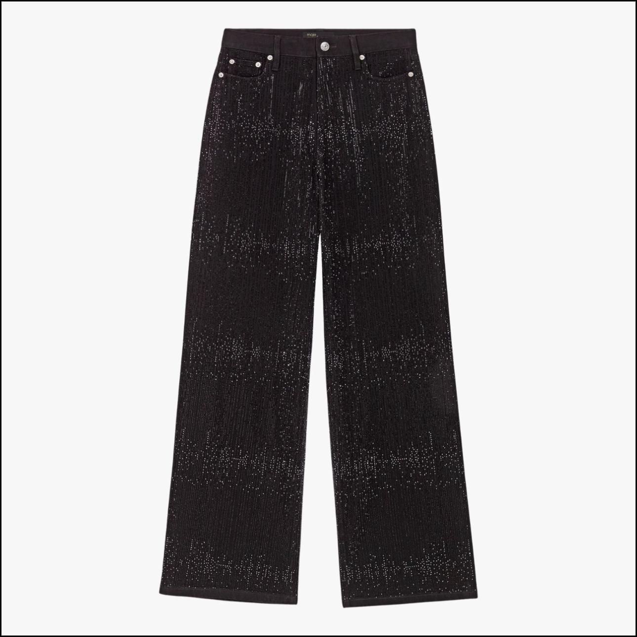 Τζιν με στρας, €295, Maje, eu.maje.com