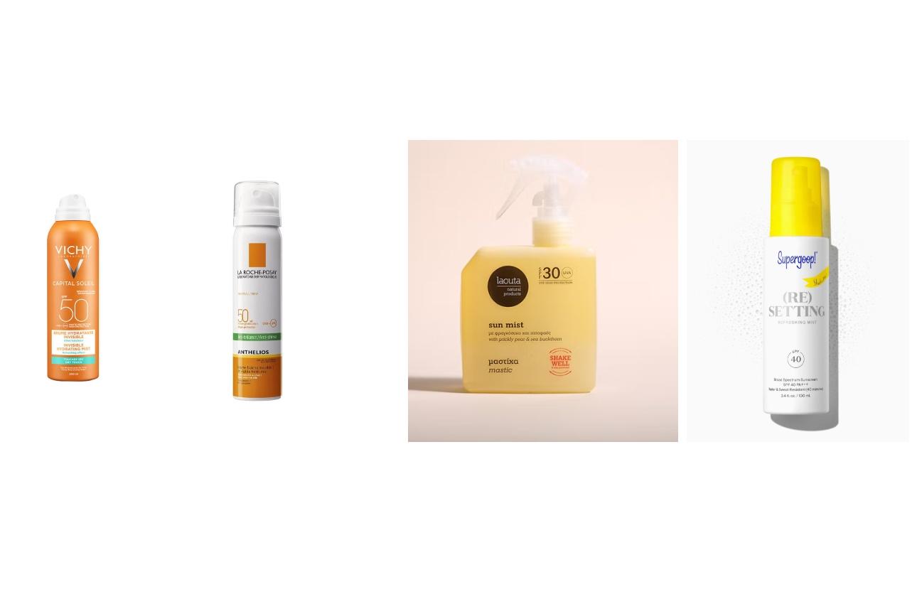 Vichy Capital SoleilLa Roche-Posay AntheliosLaouta Sun MistSupergoop (Re) Setting Sunscreen