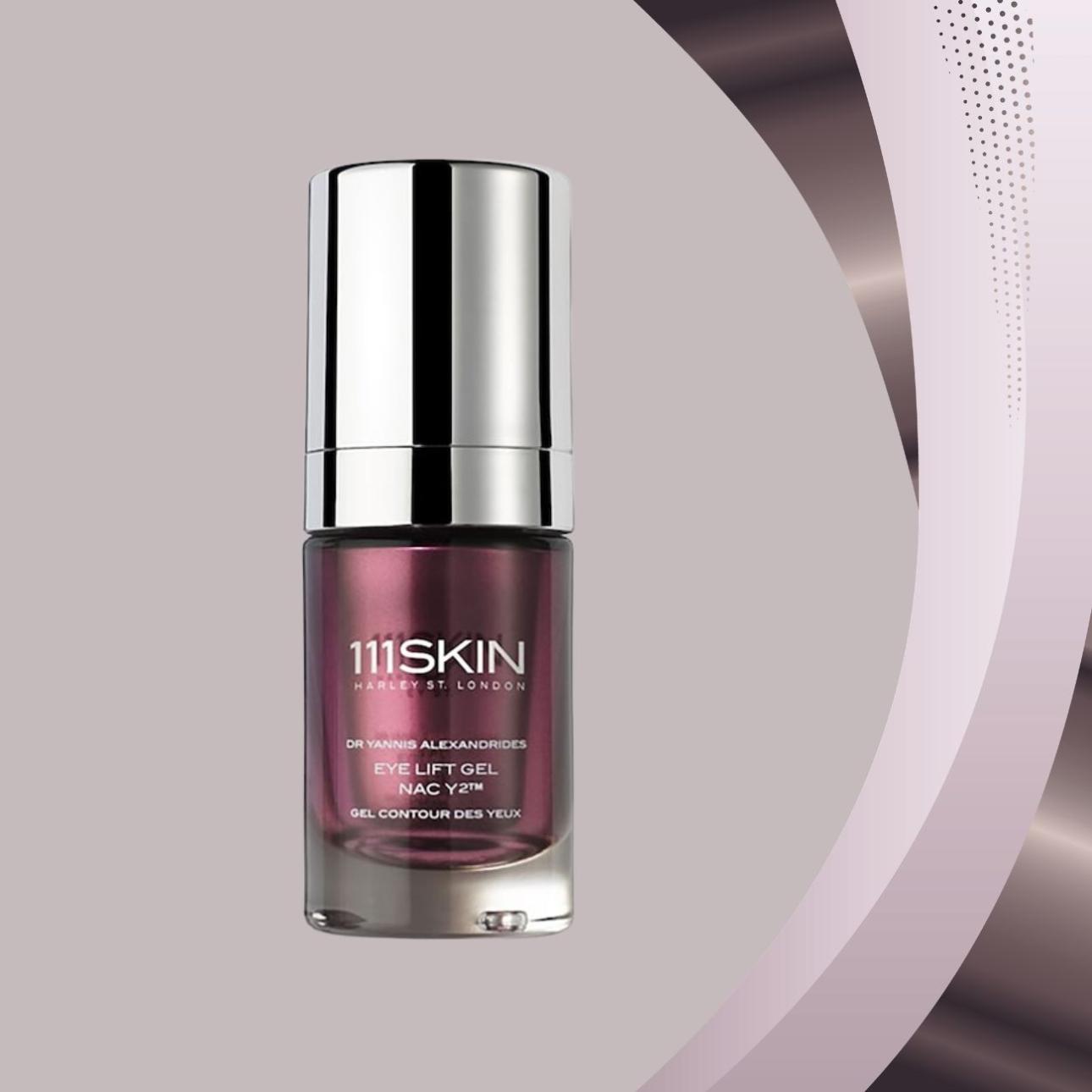 Eye Lift Gel NAC Y²™, 111Skin Gel ματιών με NAC Y²™ σύμπλεγμα, σχεδιασμένο για αποσυμφόρηση, λείανση λεπτών γραμμών και ενίσχυση της ελαστικότητας της ευαίσθητης περιοχής.