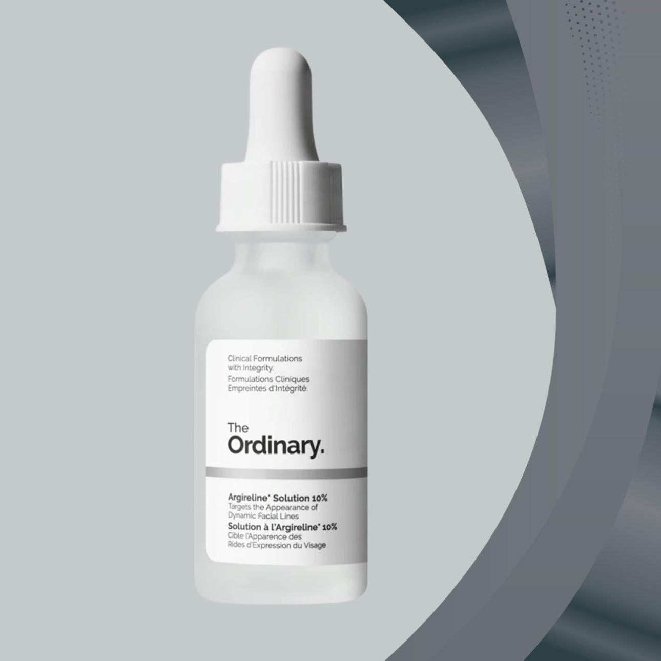 Argireline Solution 10%, The Ordinary Ελαφρύς πεπτιδικός ορός με 10% Argireline για στοχευμένη αντιμετώπιση λεπτών γραμμών έκφρασης, κυρίως σε μέτωπο και περίγραμμα ματιών.