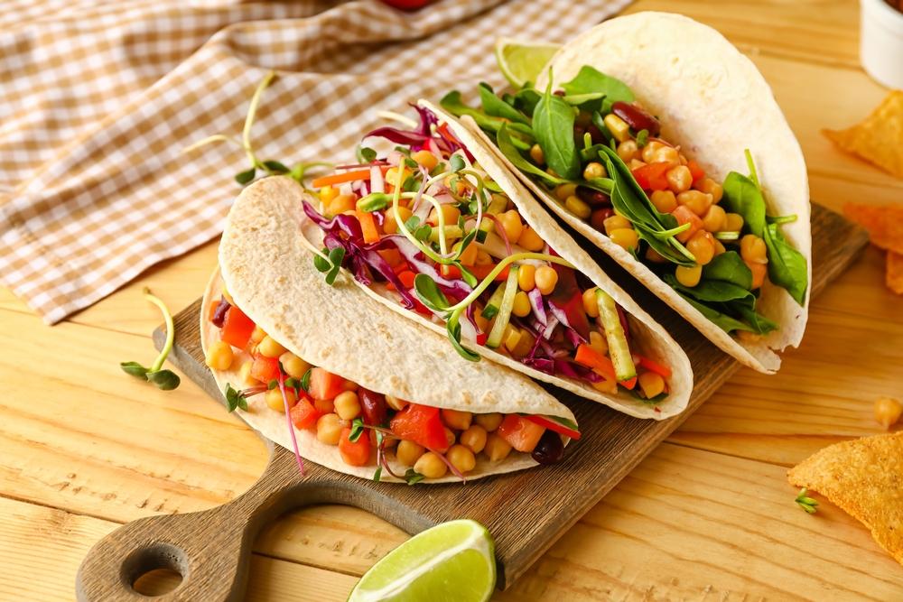 Tacos με όσπρια και λαχανικά / Φωτογραφία: Shutterstock