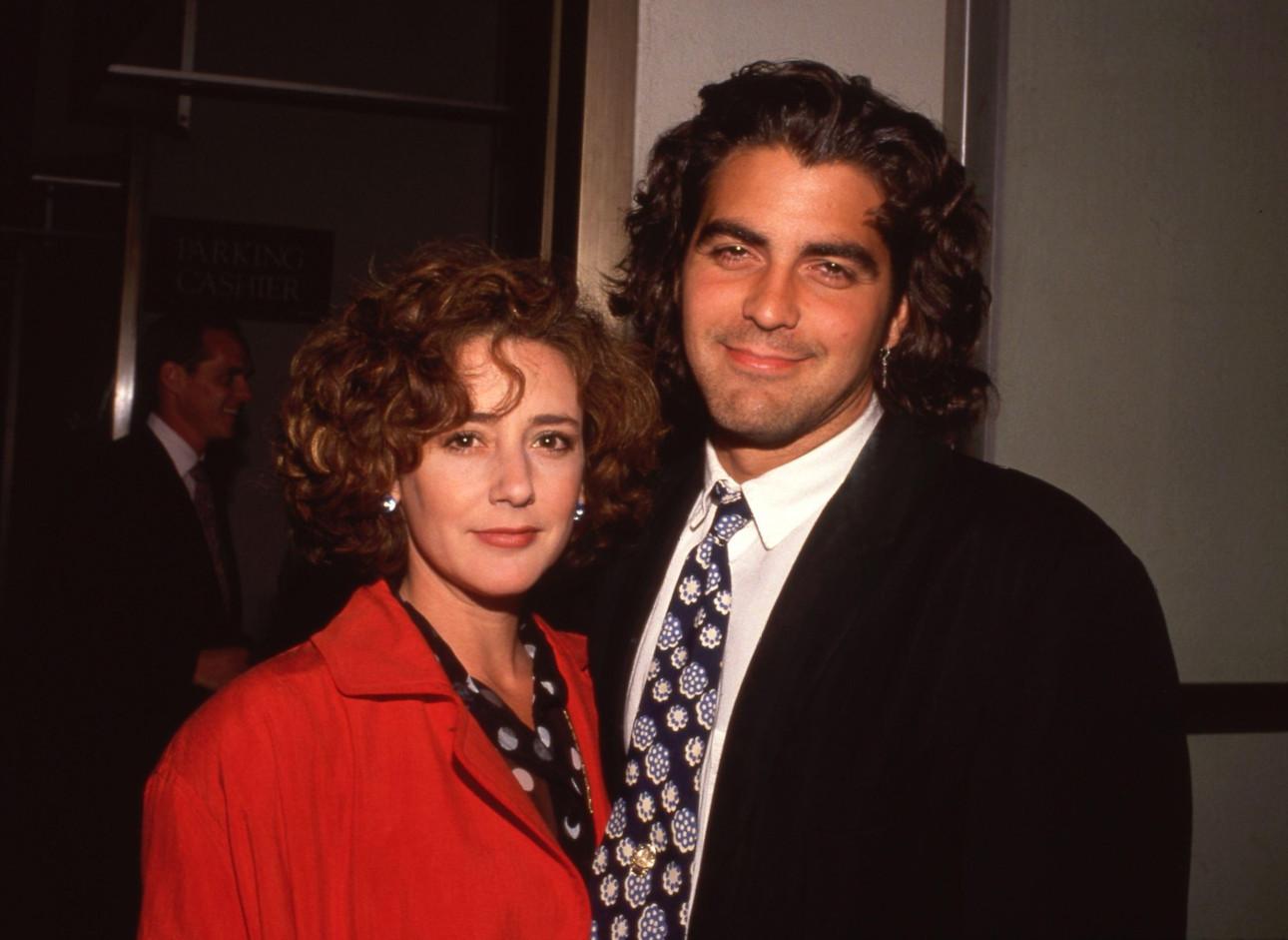 Ο Τζορτζ Κλούνεϊ με την Talia Balsam το 1990/ Φωτογραφία: Profimedia 