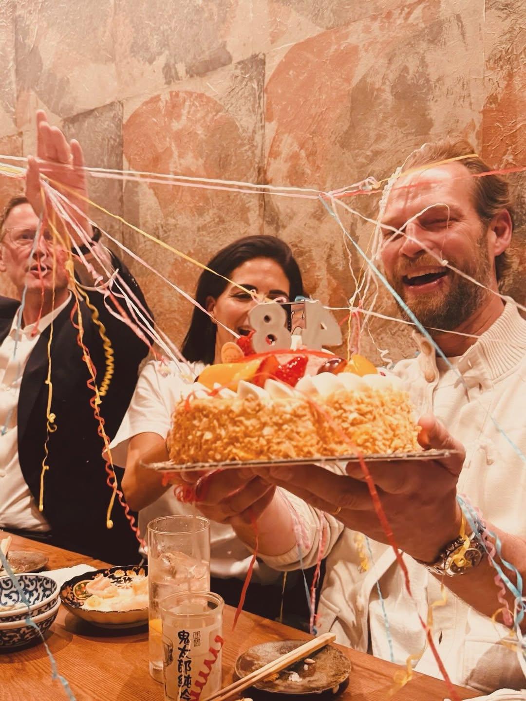 Ο Μπόρις Μπλάτνικ με τη σύζυγό του, Λουίζα/ @tatianablatnik