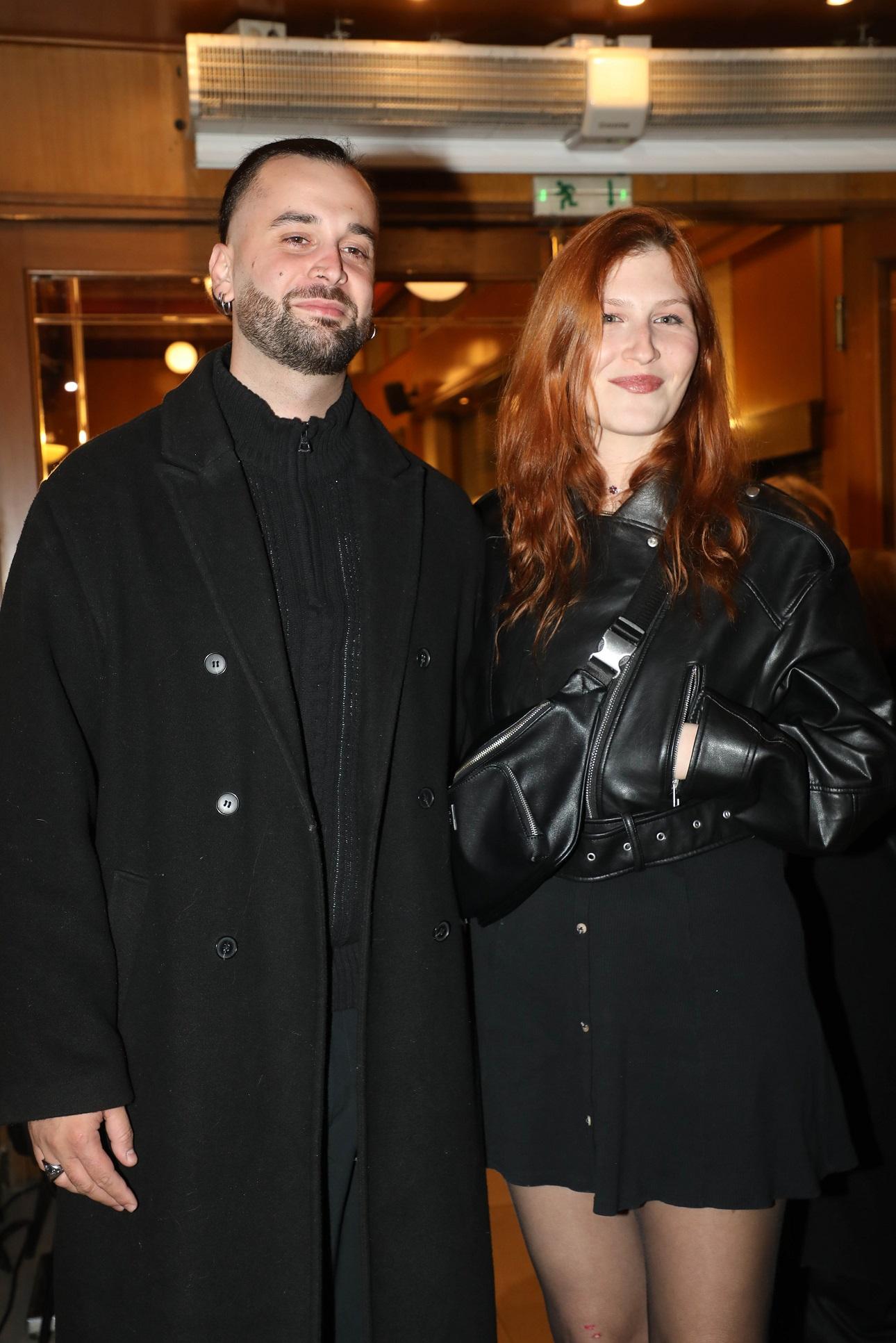 Η Θαλασσινή Μποσταντζόγλου με τον σύντροφό της, Χρήστο Αδαμόπουλο/ NDP Photo Agency