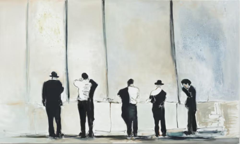 Το έργο της Μαρλέν Ντιμάς, «The Wall»/ Φωτογραφία: Marlene Dumas