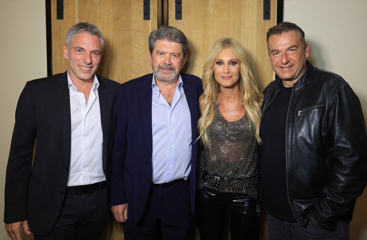 Ο Σπύρος Λάζαρης, ο Γιάννης Λάτσιος, η Νατάσα Θεοδωρίδου και ο Γιώργος Λιάγκας/ Φωτογραφία: NDP Photo Agency