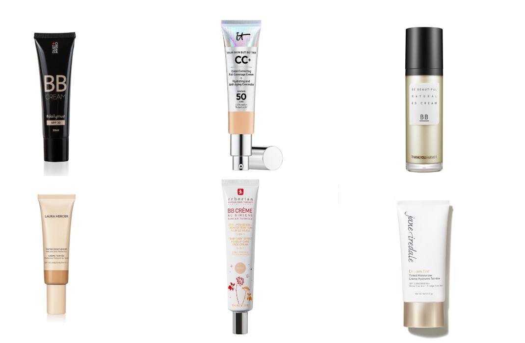 Dust+Cream BB Creamit Cosmetics CC+Be Beautiful BB CreamLaura Mercier Tinted Moisturisererborian BB CremeJane Iredale Tinted Moisturiser