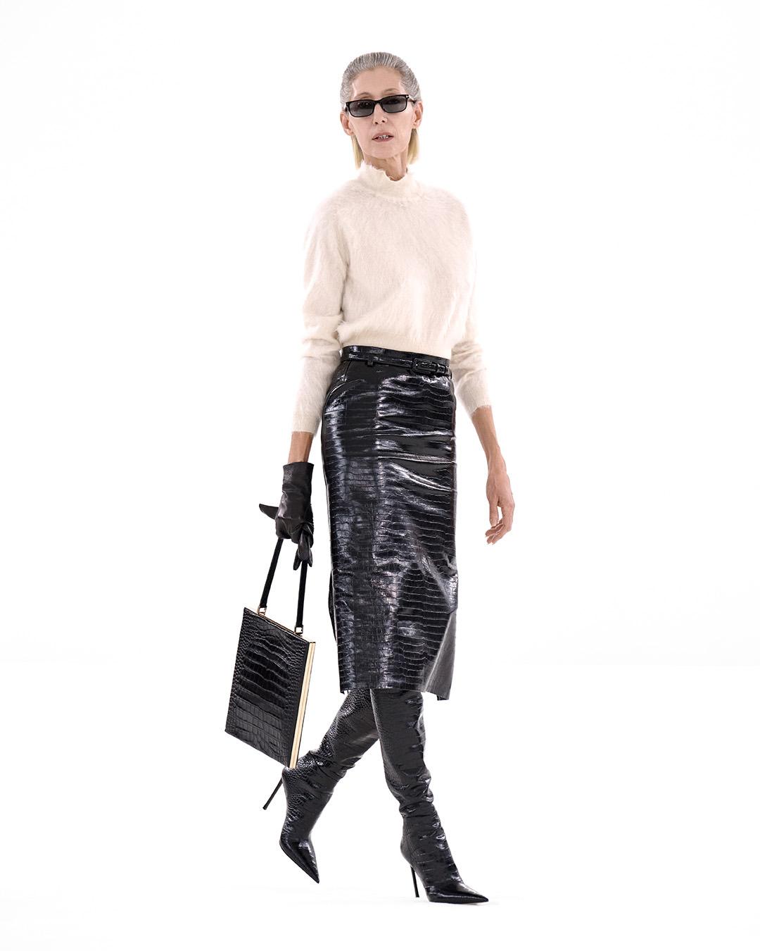 H Gisele Zelauy για τον Tom Ford FW26 / Φωτογραφία: Tom Ford