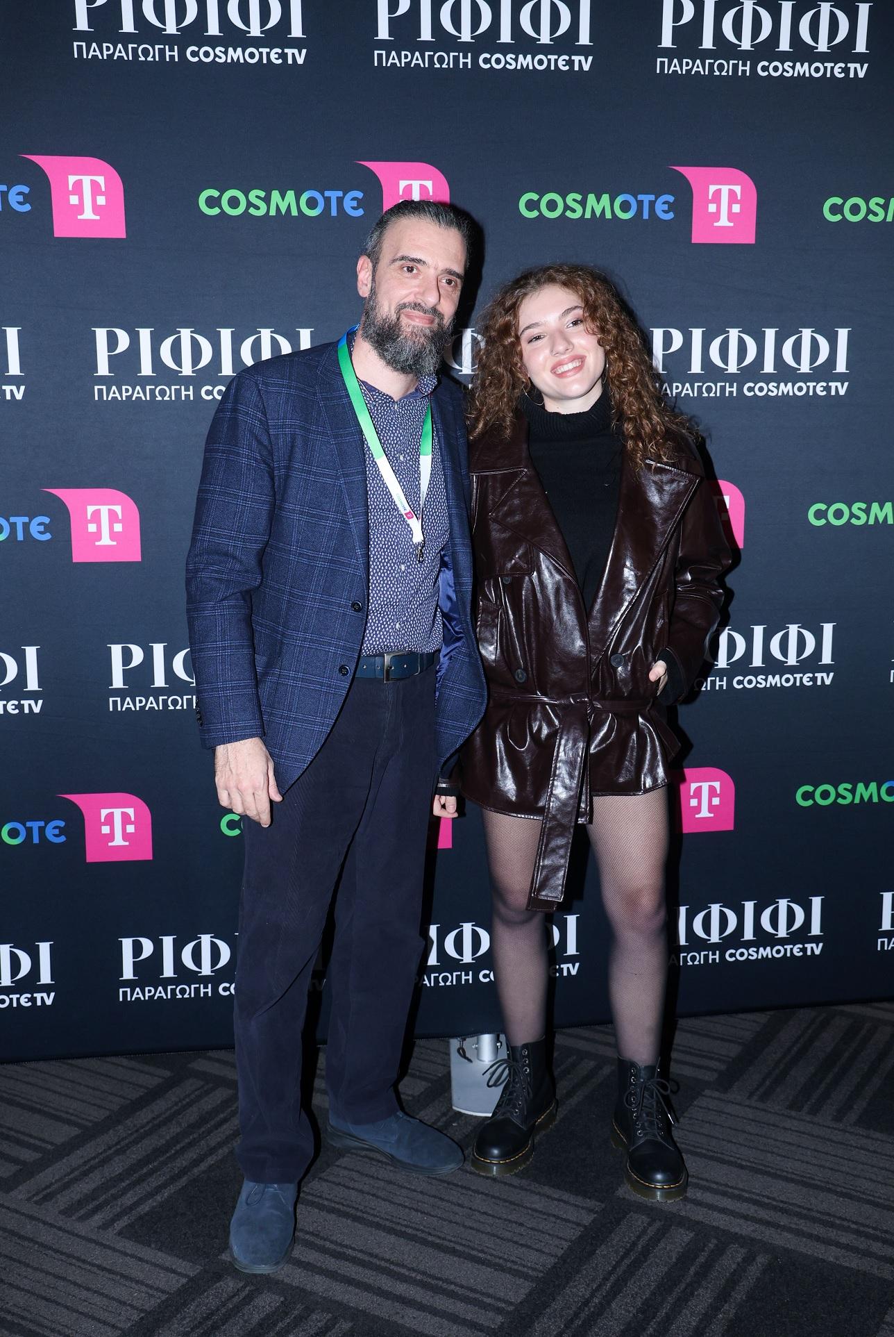 Φωτογραφία NDP/Ο Σωτήρης Τσαφούλιας με την κόρη του 