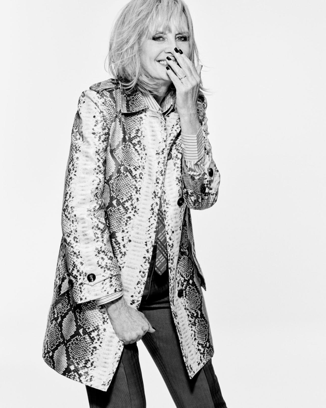 Twiggy/ Courtesy of Burberry