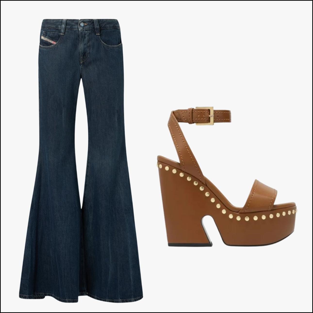 Τζιν, €180, Diesel, zalando.gr και πλατφόρμες, €990, Givenchy, kalogirou.com