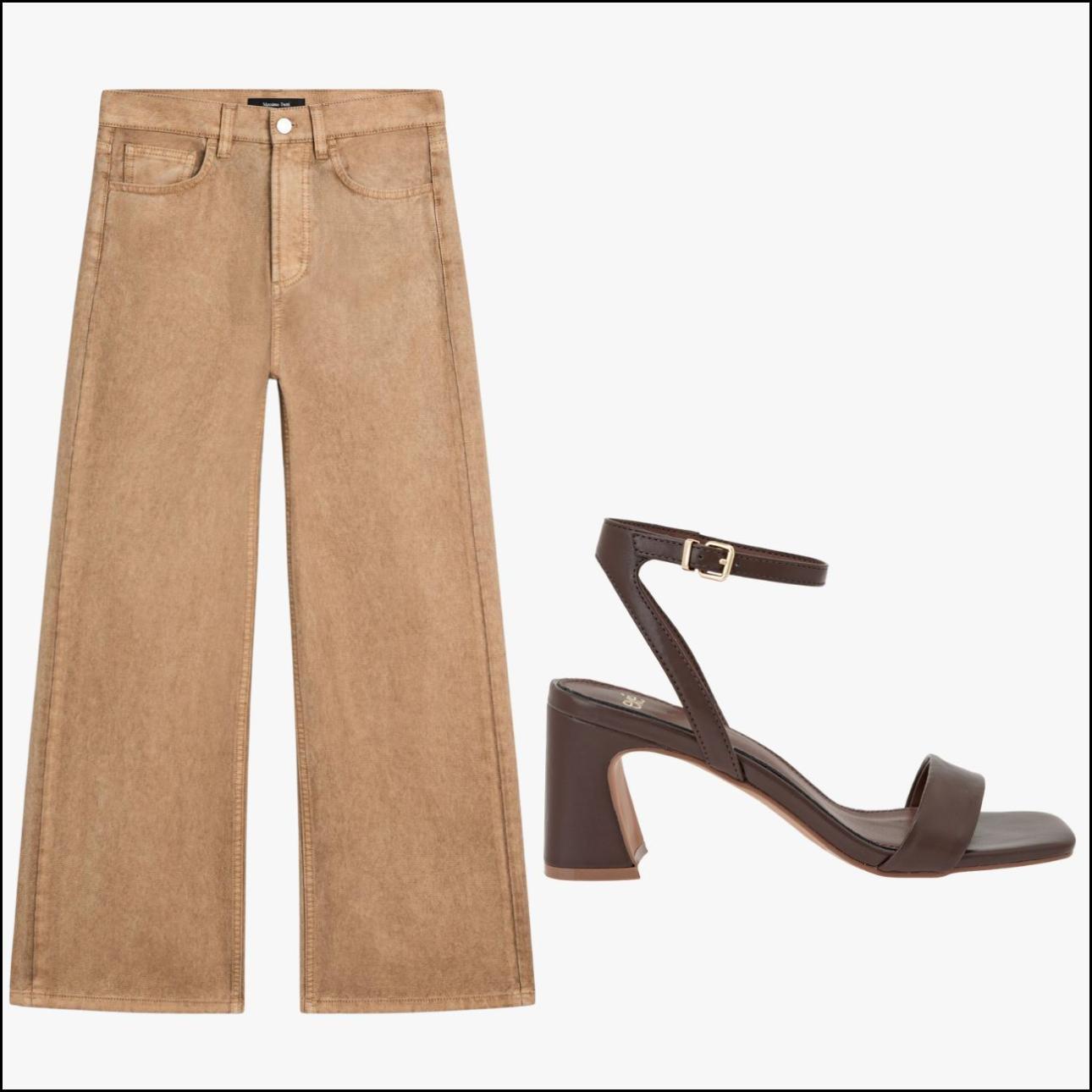 Τζιν, €59,95 Massivo Dutti, massimodutti.com και πέδιλα, €79,95, Exe, tsakirismallas.gr