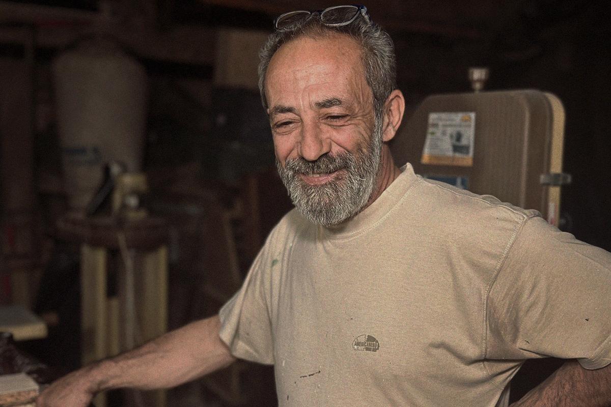 Ο Βαγγέλης Ξύδας στον Περλέα. / Φωτογραφία: Κωνσταντίνος Βαβυλουσάκης