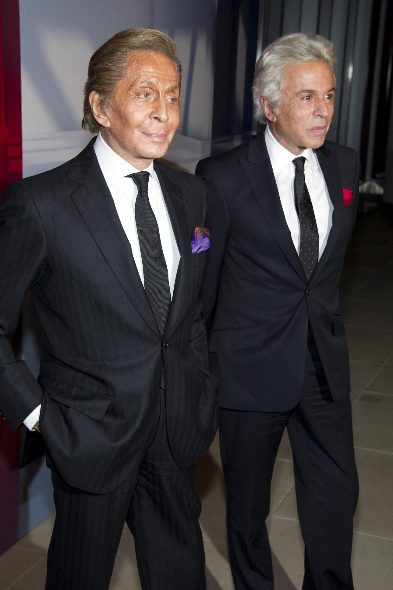 Ο Valentino Garavani με τον Giancarlo Giammetti στη Νέα Υόρκη το 2011/ AP Images