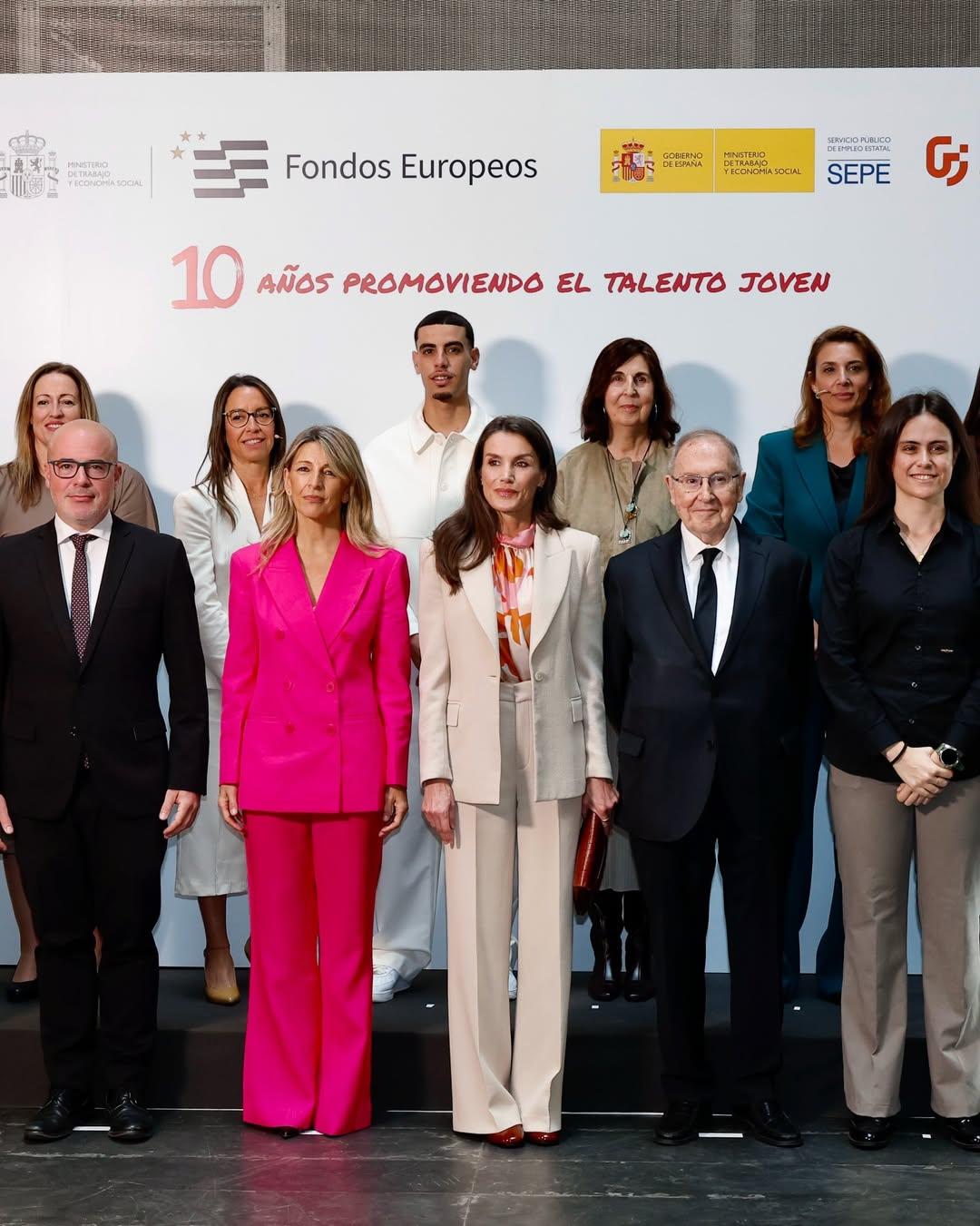  H βασίλισσα Λετίθια στην εκδήλωση για τα 10 χρόνια  «Talento Joven» / Instagram @casareal.es 