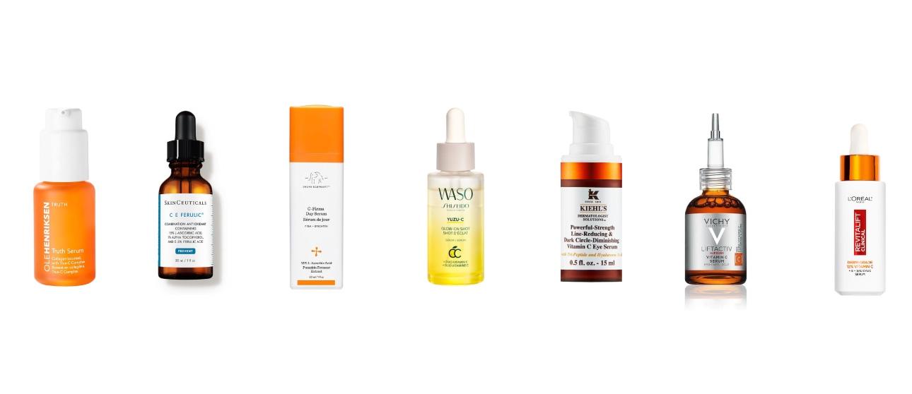 OLE Henriksen Truty SerunSkinceuticals C E FerulicDrink Elephant C FirmWas Shiseido YUZU CKiehl's Powerful Strength Vitamin C Eye SerumVichy LiftactivL'Oreal Revitalift