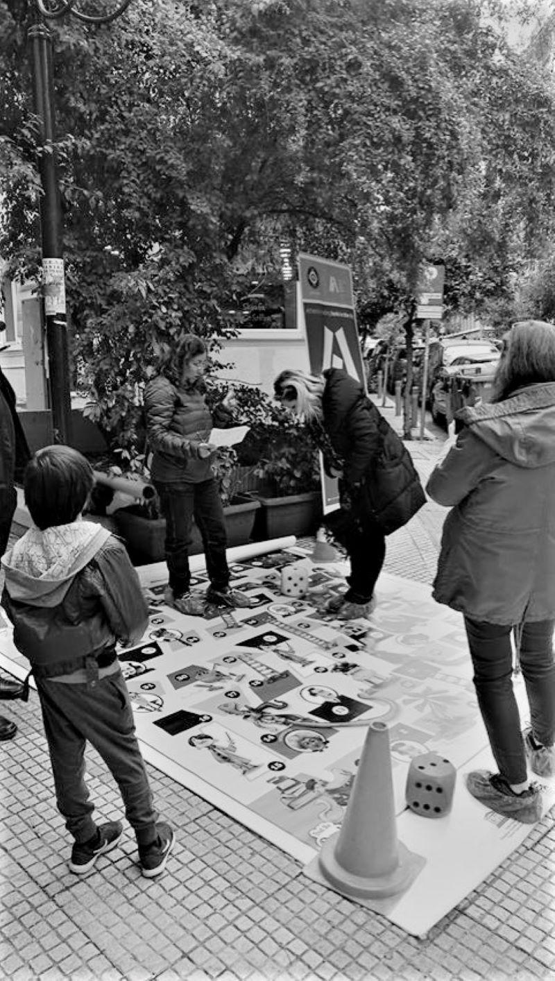 Δράση στο Free thinking zone/ Φωτογραφία:/ Instagram/ @free_thinking_zone