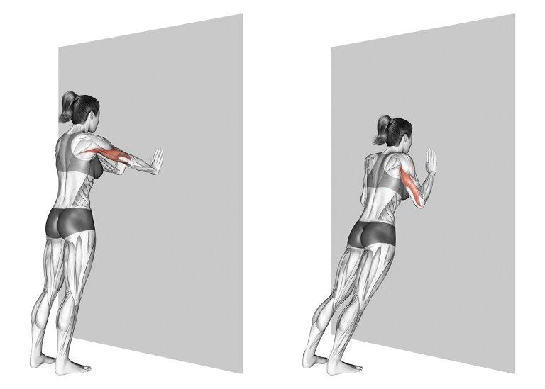 Με τις κάμψεις στον τοίχο θα αποκτήσετε ξανά δύναμη στα χέρια. Φωτογραφία: www.inspireusafoundation.org