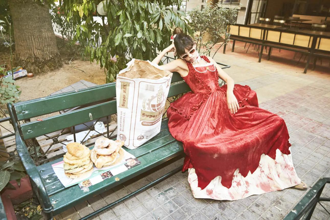  Η Χριστίνα Χειλά-Φαμέλη ως «Μαρί-Αντουανέτ». 