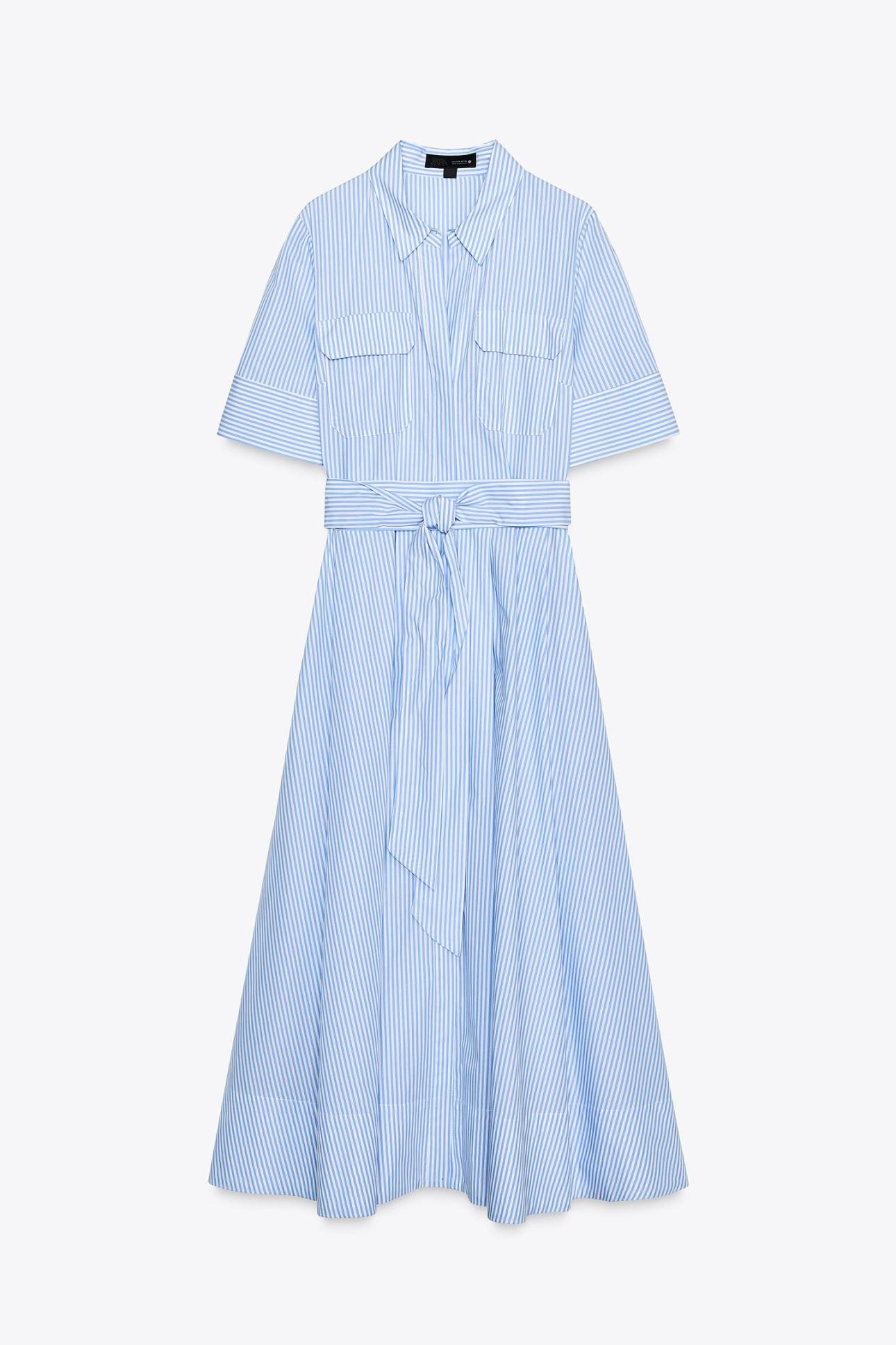 Φόρεμα πουκάμισο από τα Zara (49,95 ευρώ)
