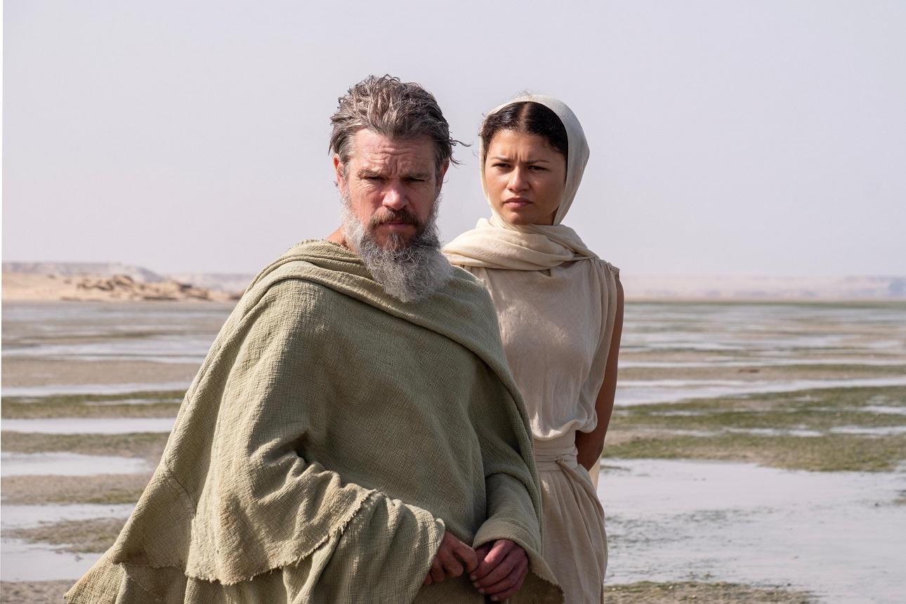 Η Zendaya ως Θεά Αθηνά στο πλευρό του Οδυσσέα   Φωτογραφία: Universal Pictures 