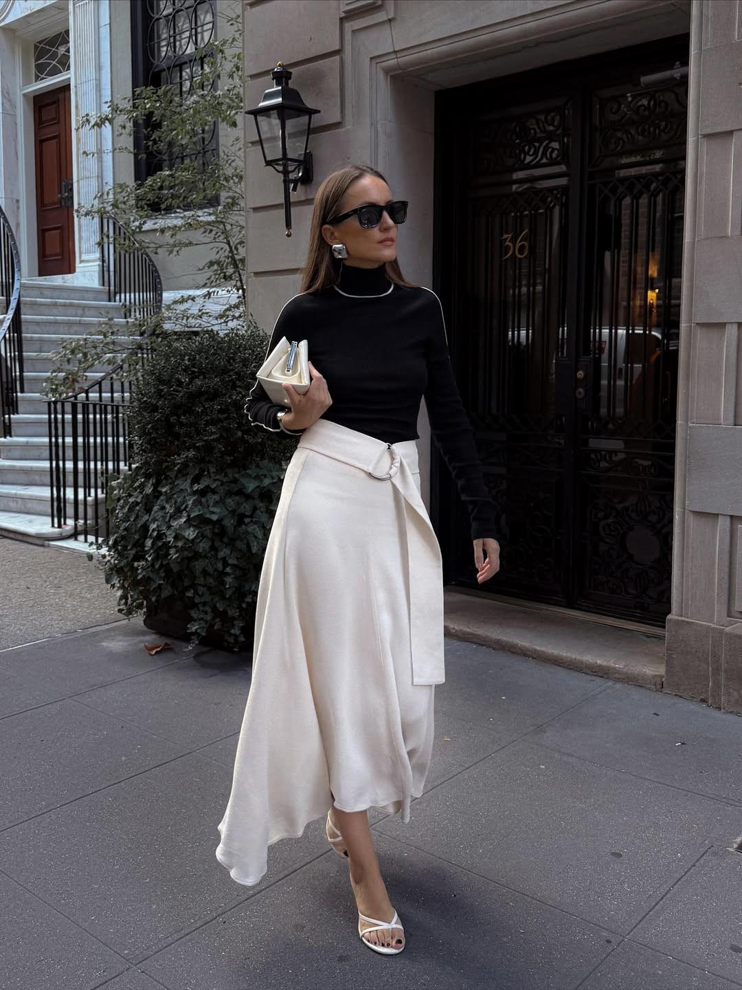 Ζιβάγκο με μακριά φούστα/Φωτογραφία: Instagram/laurandnicolas 