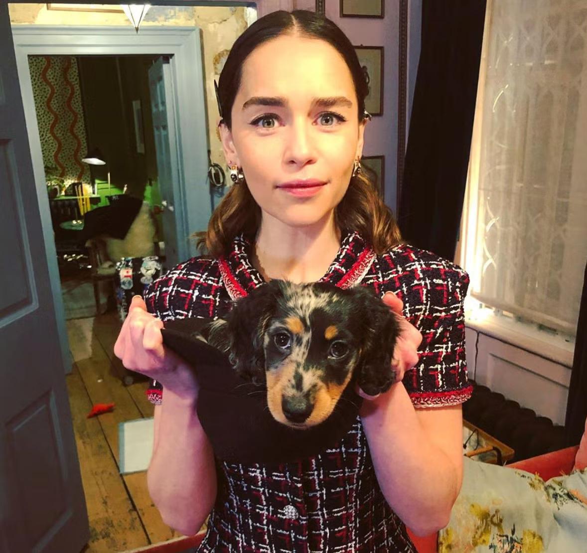  Εμίλια Κλαρκ και Τεντ - Φωτογραφία: Instagram