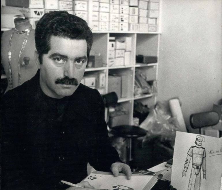 Ο Paco Rabanne στο ατελιέ του 