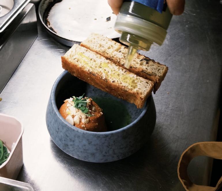 Πιάτο στο Ράντικαλ στην Κυψέλη