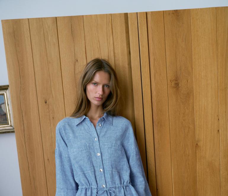 Σύνολο με λινό κομμάτια από τα Zara