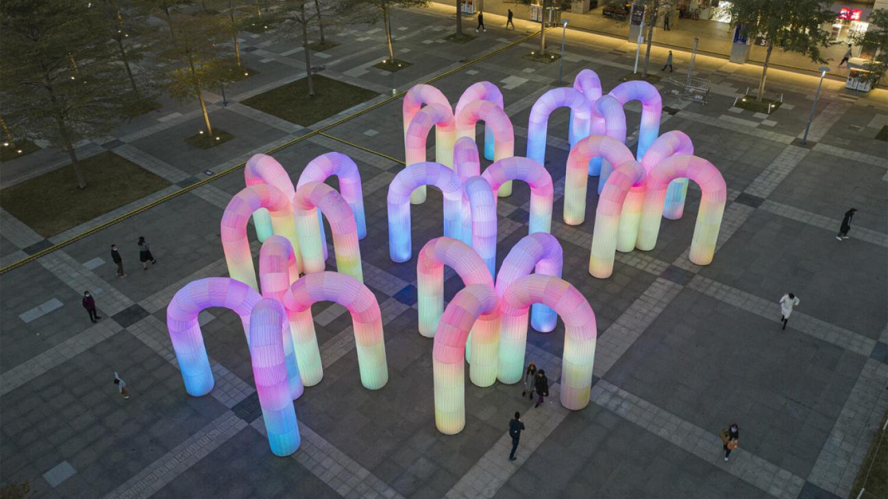 Installation Sky Castle της εταιρείας Eness