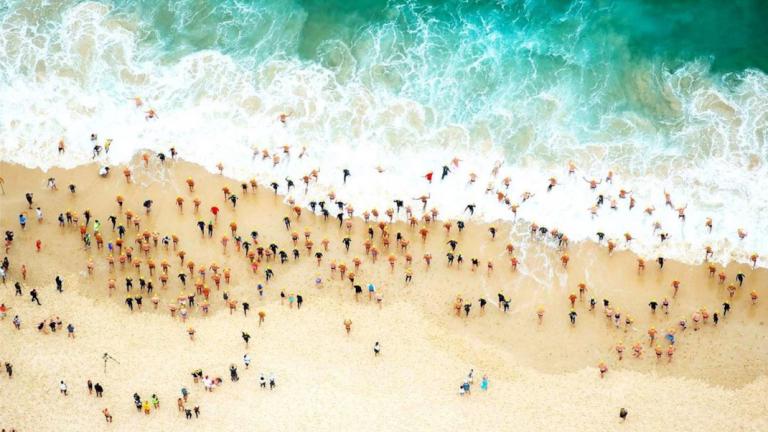 Mediterranean Sea from above 