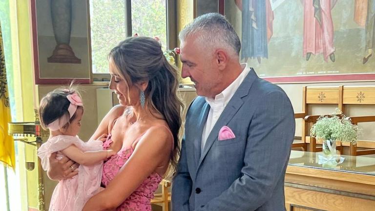 Δήμητρα Λαζαράτου -Μιχάλης Σταθάτος: Βάφτισαν την κόρη τους