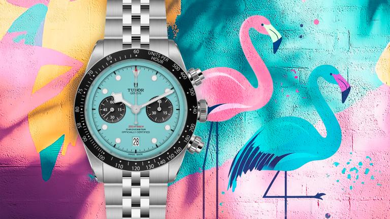 TUDOR- FLAMINGO BLUE