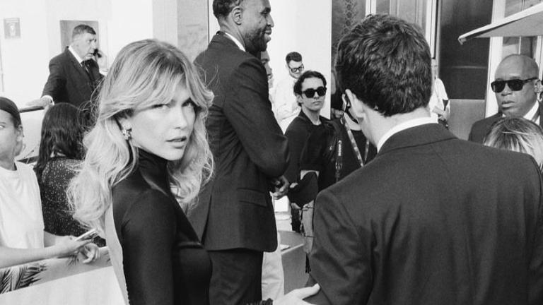Η Κλέλια Ανδριολάτου με τον σύντροφό της στις Κάννες