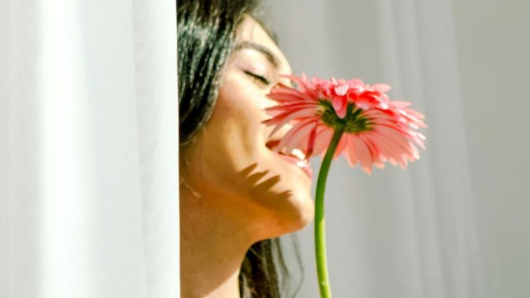 Woman, floral, perfume