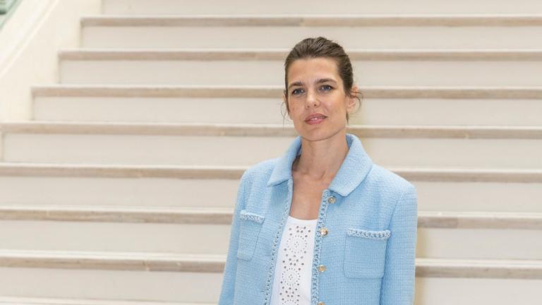 Η Σαρλότ Κασιράγκι στην παρουσίαση του οίκου Chanel/ Φωτογραφία: Bestimage / Profimedia