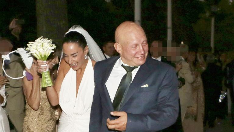 Παύλος Βαρδινογιάννης - Κατερίνα Μπιρμπίλη: Ο γάμος τους στην Αγία Μαρίνα Εκάλης