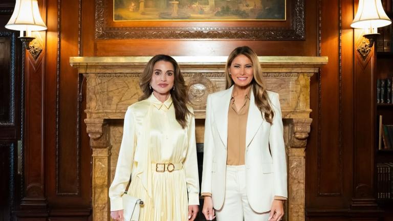 Βασίλισσα Ράνια, Μελάνια Τραμπ