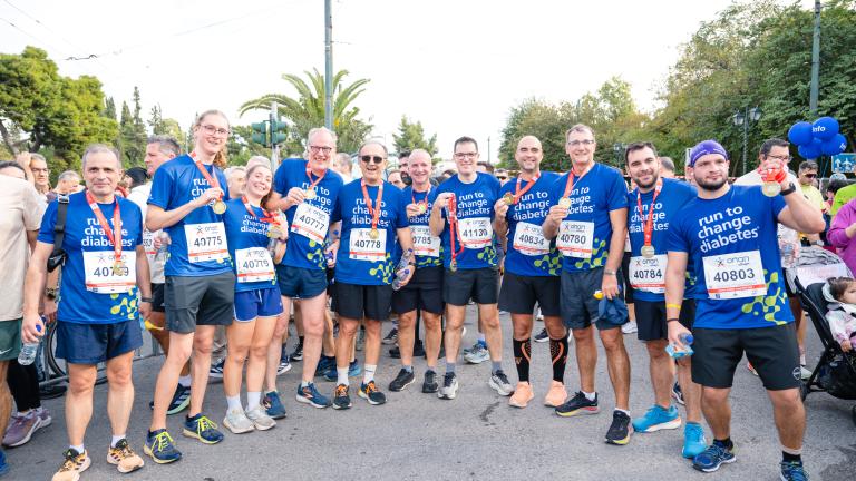 Η δρομική ομάδα της Novo Nordisk Hellas, “Run to Change Diabetes”
