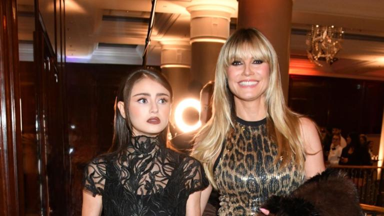 H Χάιντι Κλουμ με την κόρη της 