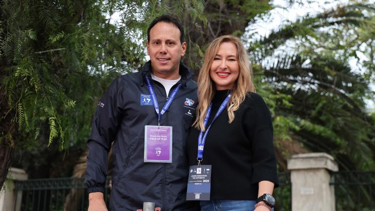 Ο Κώστας Κεντέρης στον Μαραθώνιο της Αθήνας 