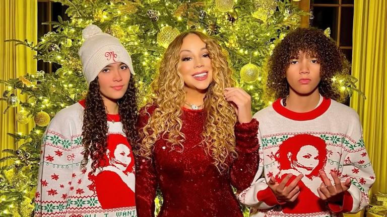 Η Mariah Carey με τα δίδυμα παιδιά της Monroe και Moroccan / Φωτογραφία: Instagram