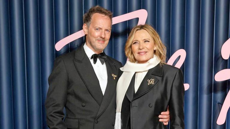 Η Κιμ Κατράλ με τον σύζυγό της