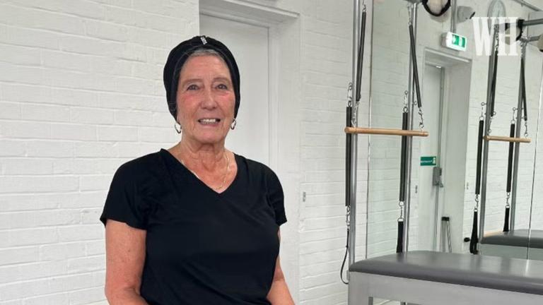 H 72χρονη στο Pilates Reformer